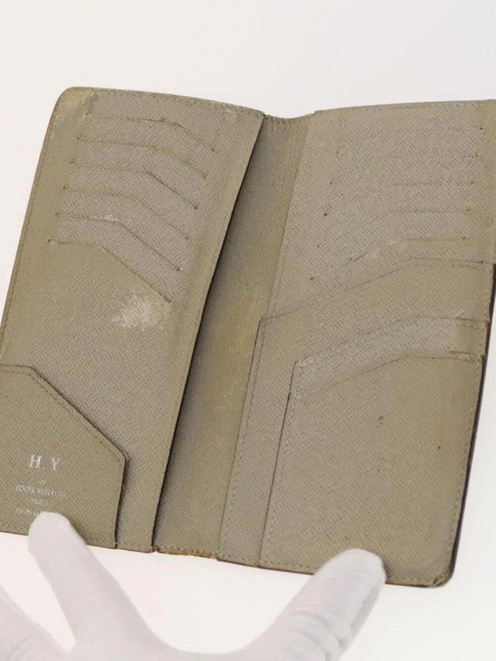 LOUIS VUITTON Monogram Epi Taiga Wallet Set of 4 Brown Red LV Auth bs26429 - Picture 10 of 16